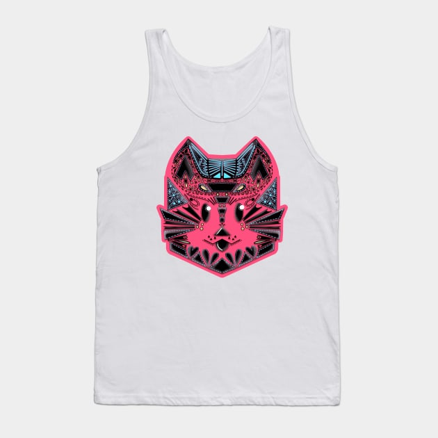 Catlaca mask Tank Top by ORTEZ.E@GMAIL.COM